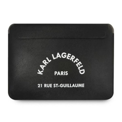 Pokrowiec na laptopa Karl Lagerfeld Saffiano RSG Sleeve 13` - czarny