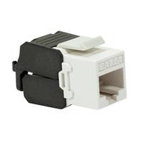 LOGILINK- Keystone Jack, Kat.6A UTP 180°, zatrzaskowe, beznarzędziowe, czarne