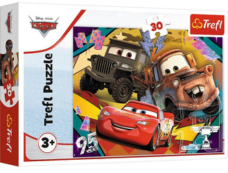 Puzzle 30 Rozpędzone samochody Disney Cars 3 18293