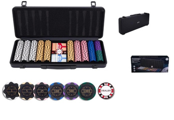 Zestaw do pokera 500 Exclusive nominały