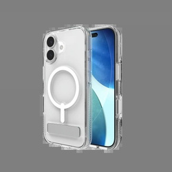 Etui ZAGG Crystal Palace Snap KS MagSafe z podstawką na iPhone 17 - przezroczyste
