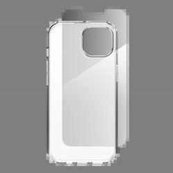 Etui ZAGG IF Defence Bundle na iPhone 16e (2025) / 15 / 14 / 13 - przezroczyste