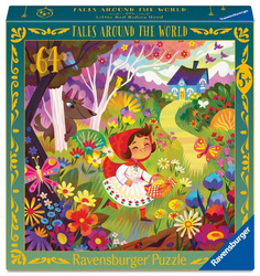 Puzzle dla dzieci: Czerwony Kapturek 64el