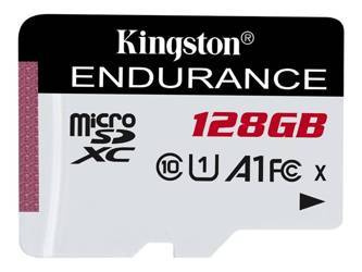 KINGSTON SDCE/128GB Kingston 128GB microSDXC Endurance 95R/45W C10 A1 UHS-I Card Only