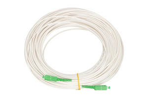 Extralink SC/APC-SC/APC | Patchcord | LSOH, Jednomodowy, Simplex, G.657A2, 3mm, 15m, żółty