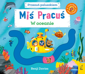 W oceanie. Miś Pracuś. Przesuń paluszkiem