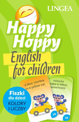 Happy hoppy english for children fiszki dla dzieci kolory i liczby