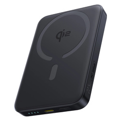 Powerbank Baseus EnerFill FM12 10000mAh 22,5W Qi2 kompatybilny z MagSafe z kablem Baseus Simple USB-C 20V/3A 30cm - czarny