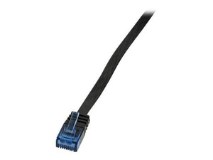 LOGILINK CF2063U LOGILINK - Patchcord Cat.6 U/UTP, dł. 3m, płaski, SlimLine, czarny