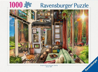 Puzzle 1000 Domek w lesie
