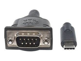 MANHATTAN 151283 Manhattan Adapter konwerter USB-C na Serial COM/RS232 PL-2303RA 45cm