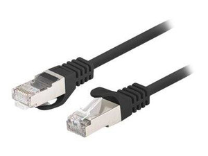 LANBERG Patchcord Cat.6 FTP 3m black 10-pack