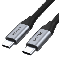 UNITEK C14082ABK Przewód USB-C na USB-C 10Gbps 4K 60Hz 20V/5A