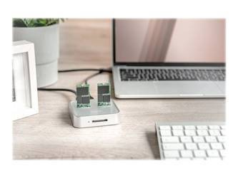 DIGITUS NVMe Docking Station USB3.1 Gen2 type C NVMe and SATA combo SSD docking