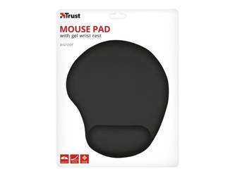 TRUST 16977 Bigfoot Gel Mouse Pad - Black