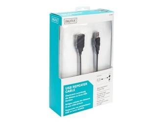 DIGITUS DA-73100-1 Kabel repeater USB 2.0 Digitus o długości 10m, 5 LGW