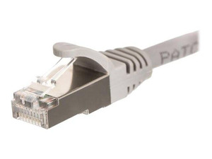 NETRACK BZPAT16F Netrack patchcord RJ45, osłonka zalewana, kat. 6 FTP, 1m szary