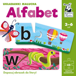 Układanki malucha Alfabet Kapitan Nauka