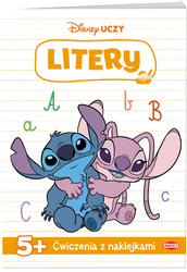 Disney uczy  Stich Litery ćwiczenia z naklejkami UDN-9309