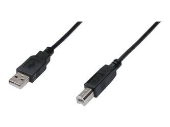 ASM AK-300102-030-S ASSMANN Kabel połączeniowy USB 2.0 HighSpeed Typ USB A/USB B M/M czarny 3m