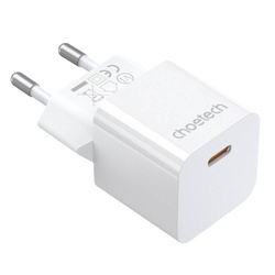 CHOETECH PD5010 Mała ładowarka sieciowa USB-C GaN Power Delivery 3.0 20W