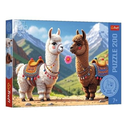 PUZZLE 200 Kolorowe lamy