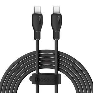 Kabel Baseus Pudding Series USB-C - USB-C 100W 1,2m - czarny