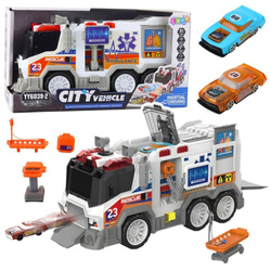 Ambulans karetka miejska napęd światło i dźwięk