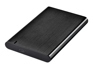 GEMBIRD EE2-U3S-6 HDD/SSD Drive enclosure 2.5inch with USB Type-C port USB 3.1 brushed aluminum black