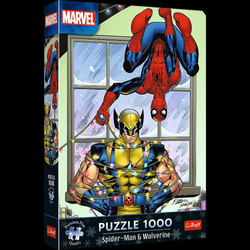 12088 "1000 XMAS - Trefl Premium Plus - Spider-Man & Wolverine: Święta" / Marvel Heroes FSC Mix 70%
