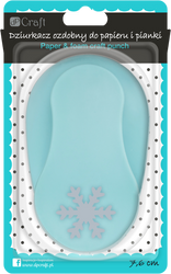 Dziurkacz ozdobny do papieru i pianki Śnieżynka 7,6cm