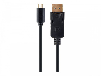 GEMBIRD Adapter USB-C do DisplayPort czarny 4K 60 Hz 2m