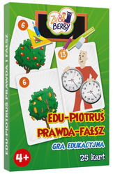 Karty do gry Edu Piotruś prawda i fałsz