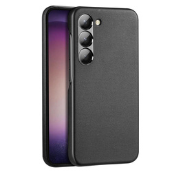 Dux Ducis Grit etui Samsung Galaxy S23+ elegancki pokrowiec ze sztucznej skóry czarne