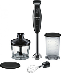 Bosch | Blender | CleverMixx MSM2650B | Hand Blender | 600 W | Number of speeds 12 | Chopper | Black