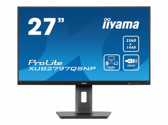 IIYAMA XUB2797QSNP-B1 27inch IPS WQHD 100Hz 300cd/m2 1ms HDMI DP Speakers