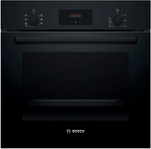 Bosch Oven | HBF133BA1 | 66 L | Electric | EcoClean | Knobs | Height 59.5 cm | Width 59.4 cm | Black