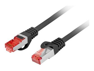 LANBERG Patchcord CAT.6 S/FTP LSZH CU 20m black Fluke Passed