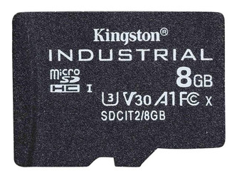 KINGSTON 8GB microSDHC Industrial C10 A1 pSLC Card Single Pack w/o Adapter