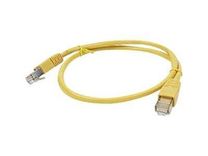 GEMBIRD patchcord RJ45 osłonka zalewana kat 5e FTP 1m żółty