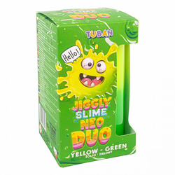 Jiggly Slime Neo Duo żółto zielony 430 g