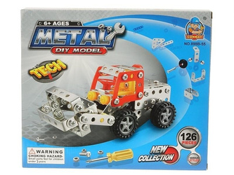 Metalowe klocki do skręcania koparka 126el