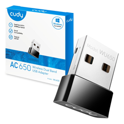 CUDY WU650 | karta sieciowa, adapter Wi-Fi, 2,4GHz/5GHz, USB