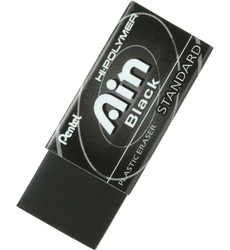 Gumka ołówkowa w czarnym kolorze AIN Black ZEAH06