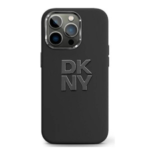 Etui DKNY Liquid Silicone Metal Logo na iPhone 16 - czarne