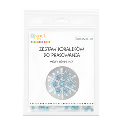 Zestaw koralików do prasowania Śnieżynka