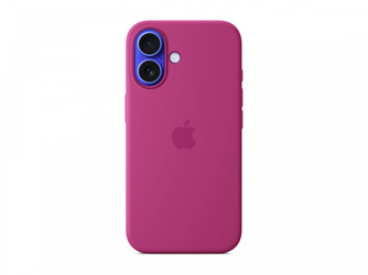 APPLE iPhone 16 Silicone Case with MagSafe - Fuchsia