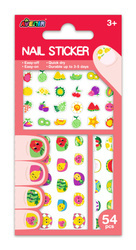 Naklejki na paznokcie Brokatowy jednorożec