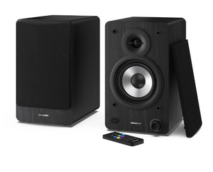 Sharp CP-SS30 Bookshelf Speakers, Black | Sharp | Speakers | CP-SS30(BK) Bookshelf | 60 W | Bluetooth | Black | Wireless connection