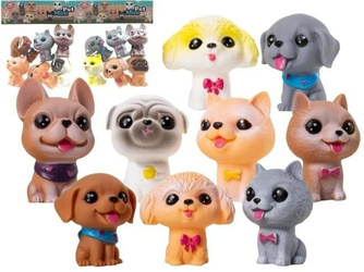 Zestaw 6 gumowych zwierzaków